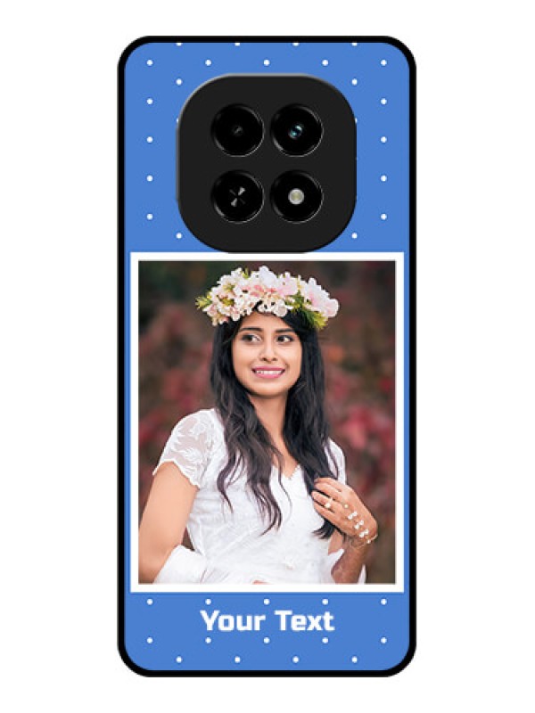 Custom Realme C63 5G Custom Glass Phone Case - Polka Dots Design