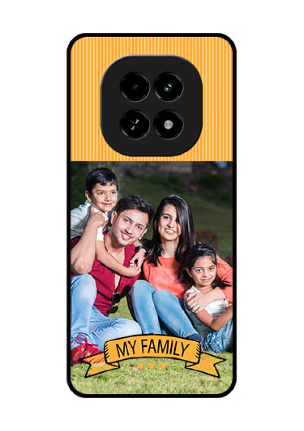 Realme C63 5G Custom Glass Phone Case - My Family Design