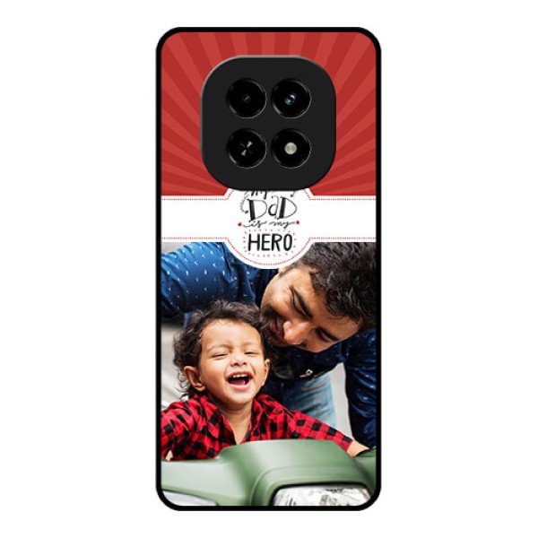Realme C63 5G Custom Glass Phone Case - My Dad Hero Design