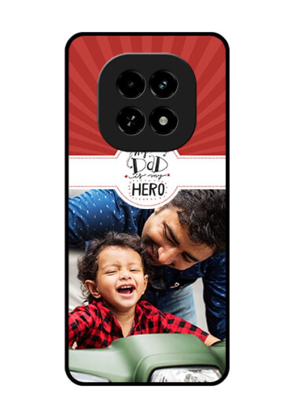 Realme C63 5G Custom Glass Phone Case - My Dad Hero Design