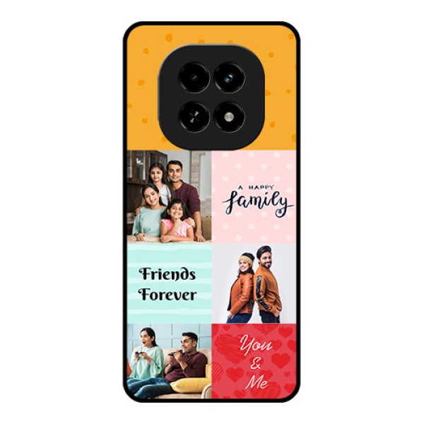 Realme C63 5G Custom Glass Phone Case - Images With Quotes Design