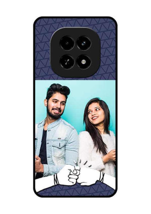 Realme C63 5G Custom Glass Phone Case - With Best Friends Design