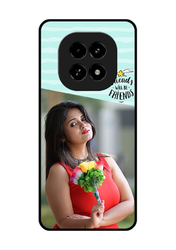 Realme C63 5G Custom Glass Phone Case - Friends Picture Icon Design