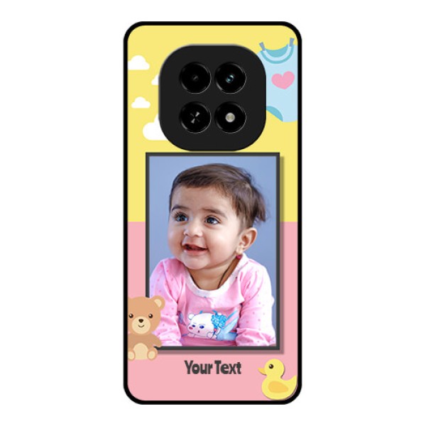Realme C63 5G Custom Glass Phone Case - Kids 2 Color Design