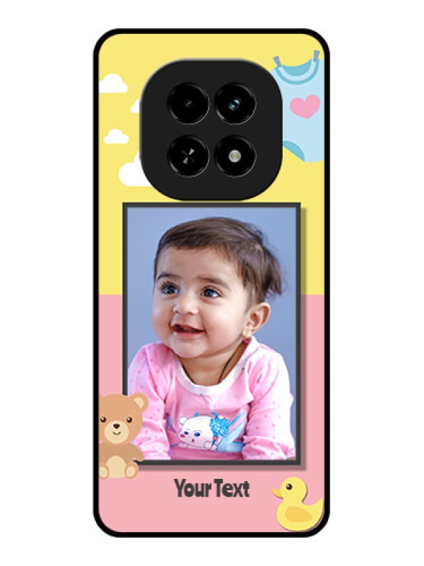 Custom Realme C63 5G Custom Glass Phone Case - Kids 2 Color Design