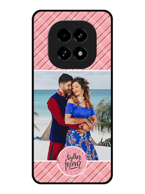 Custom Realme C63 5G Custom Glass Phone Case - Together Forever Design