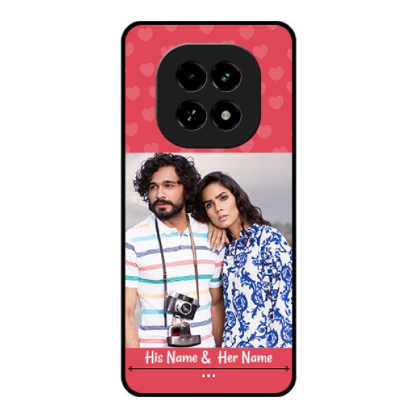 Realme C63 5G Custom Glass Phone Case - Simple Love Design