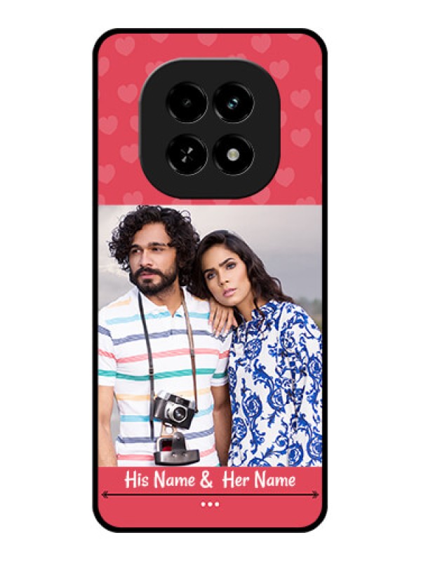 Custom Realme C63 5G Custom Glass Phone Case - Simple Love Design