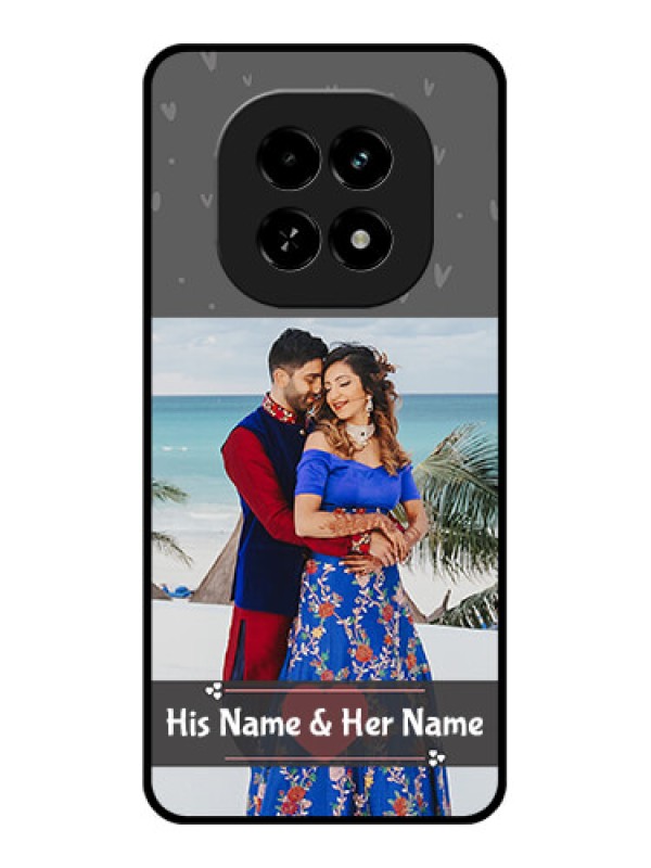 Custom Realme C63 5G Custom Glass Phone Case - Buy Love Design With Photo Online