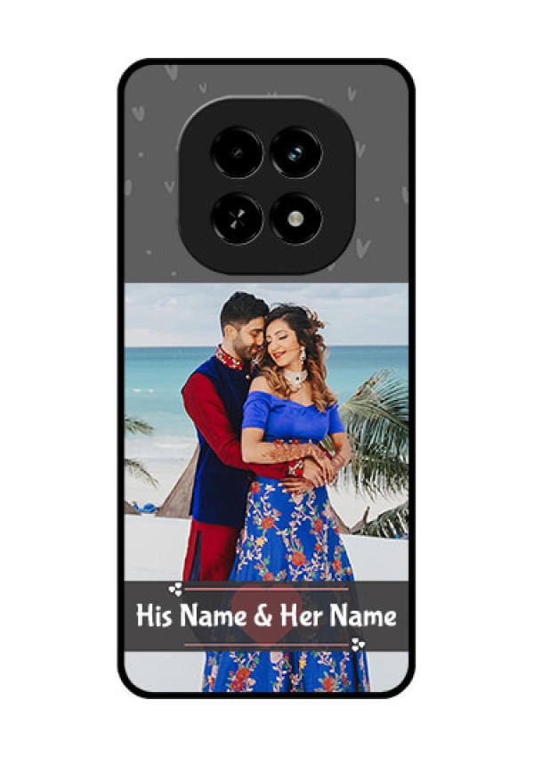 Realme C63 5G Custom Glass Phone Case - Buy Love Design With Photo Online