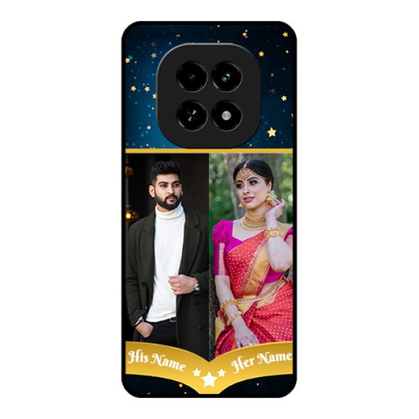 Realme C63 5G Custom Glass Phone Case - Galaxy Stars Backdrop Design Realme C63 5G Custom Glass Phone Case - Galaxy Stars Backdrop Design