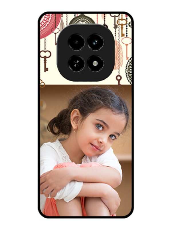 Custom Realme C63 5G Custom Glass Phone Case - Boho Style Design