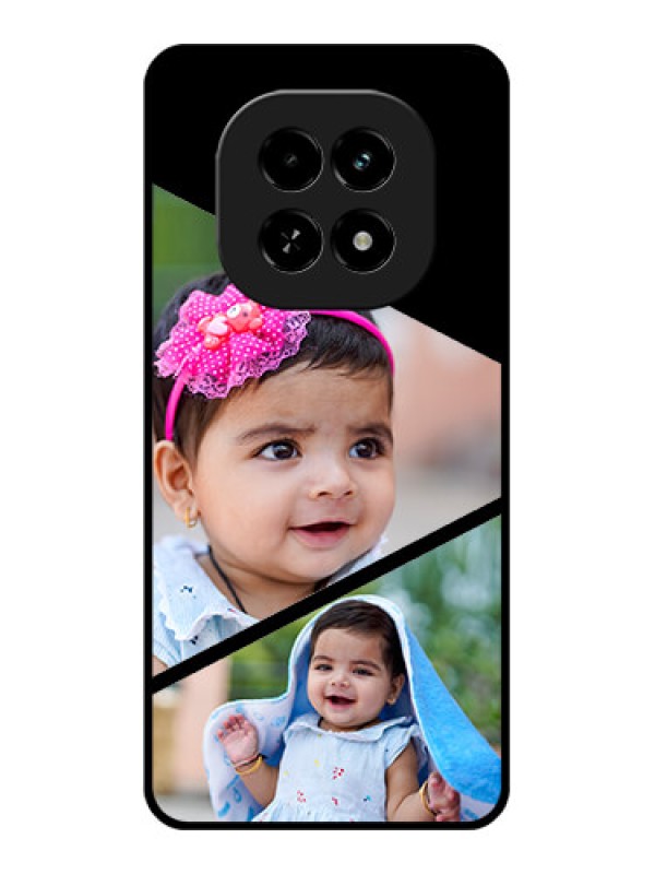 Custom Realme C63 5G Custom Glass Phone Case - Semi Cut Design