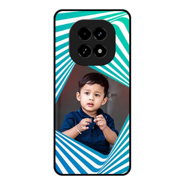 Realme C63 5G Custom Glass Phone Case - Abstract Spiral Design
