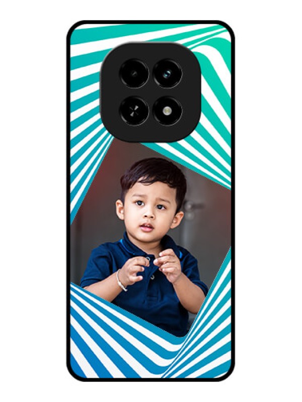 Custom Realme C63 5G Custom Glass Phone Case - Abstract Spiral Design