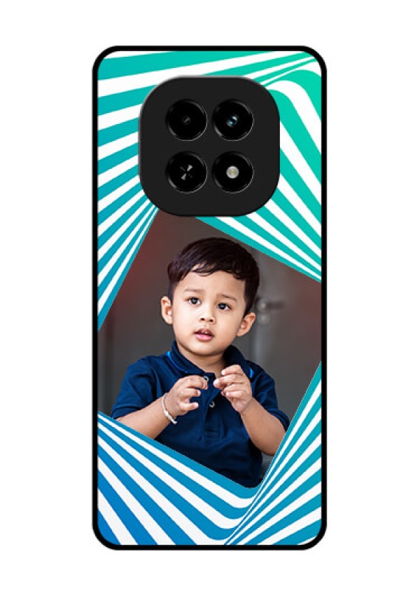 Realme C63 5G Custom Glass Phone Case - Abstract Spiral Design