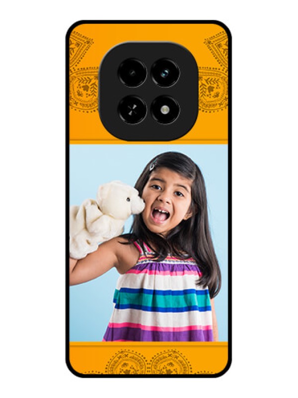 Custom Realme C63 5G Custom Glass Phone Case - Photo Wedding Design