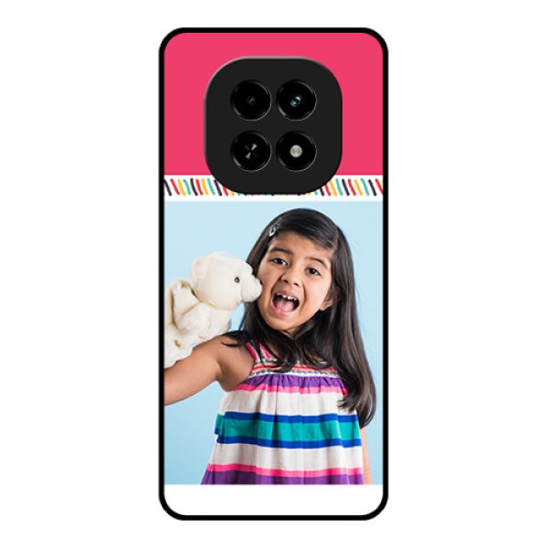 Realme C63 5G Custom Glass Phone Case - Line Art Design