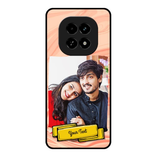 Realme C63 5G Custom Glass Phone Case - Marble Texture Design