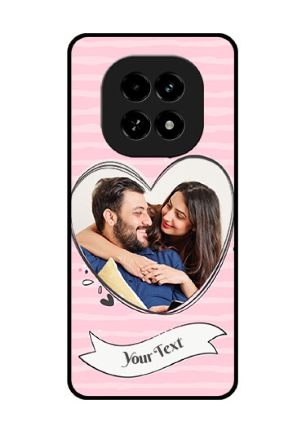 Realme C63 5G Custom Glass Phone Case - Vintage Heart Design
