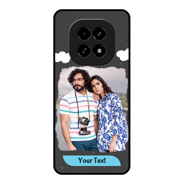 Realme C63 5G Custom Glass Phone Case - Splashes With Love Doodles Design Realme C63 5G Custom Glass Phone Case - Splashes With Love Doodles Design