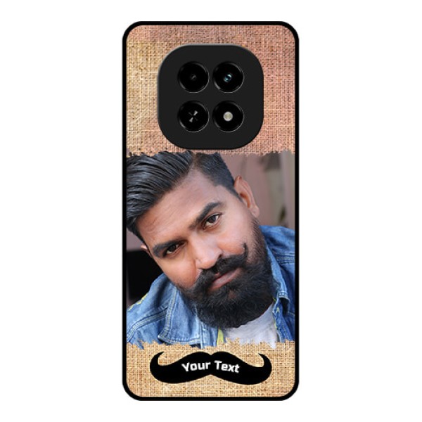 Realme C63 5G Custom Glass Phone Case - With Texture Design