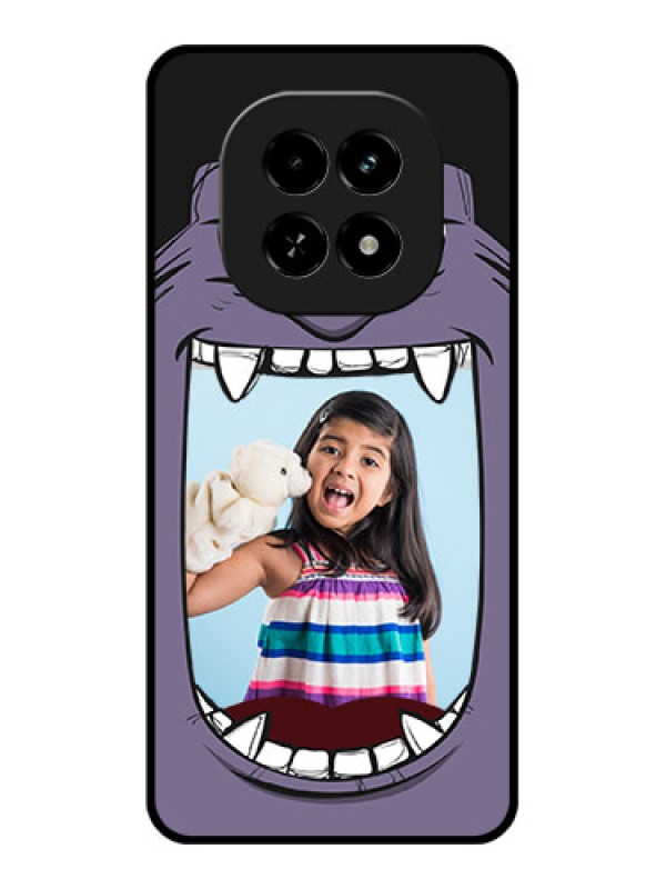 Custom Realme C63 5G Custom Glass Phone Case - Angry Monster Design