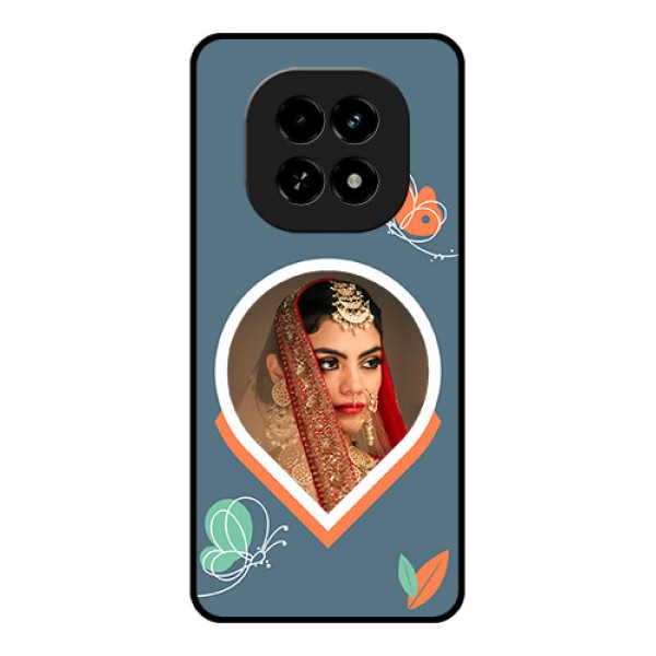 Realme C63 5G Custom Glass Phone Case - Droplet Butterflies Design Realme C63 5G Custom Glass Phone Case - Droplet Butterflies Design