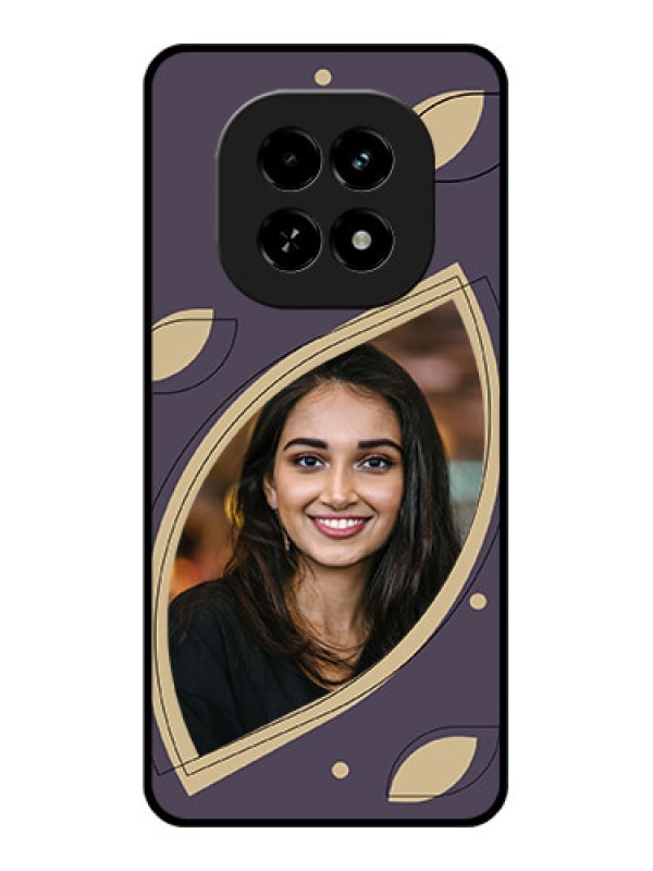 Custom Realme C63 5G Custom Glass Phone Case - Falling Leaf Design