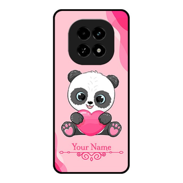 Realme C63 5G Custom Glass Phone Case - Cute Panda Design