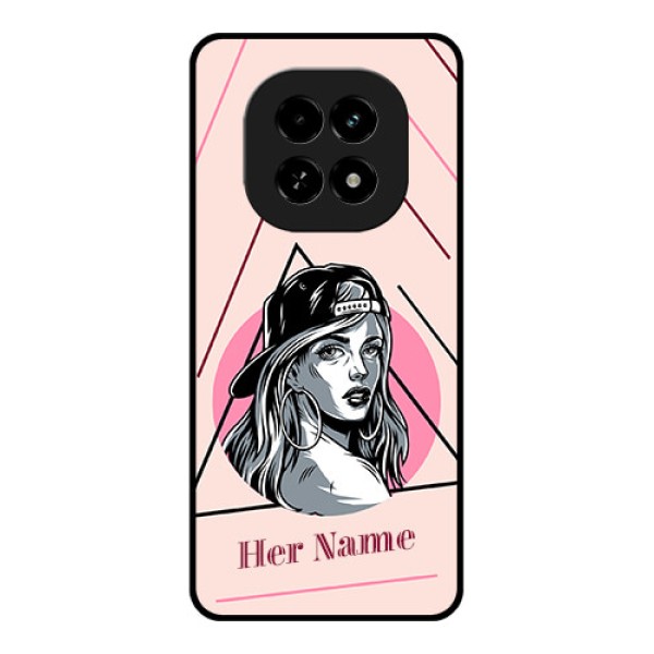 Realme C63 5G Custom Glass Phone Case - Rockstar Girl Design