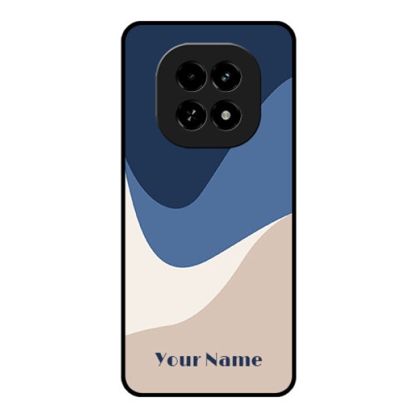Realme C63 5G Custom Glass Phone Case - Abstract Drip Art Design