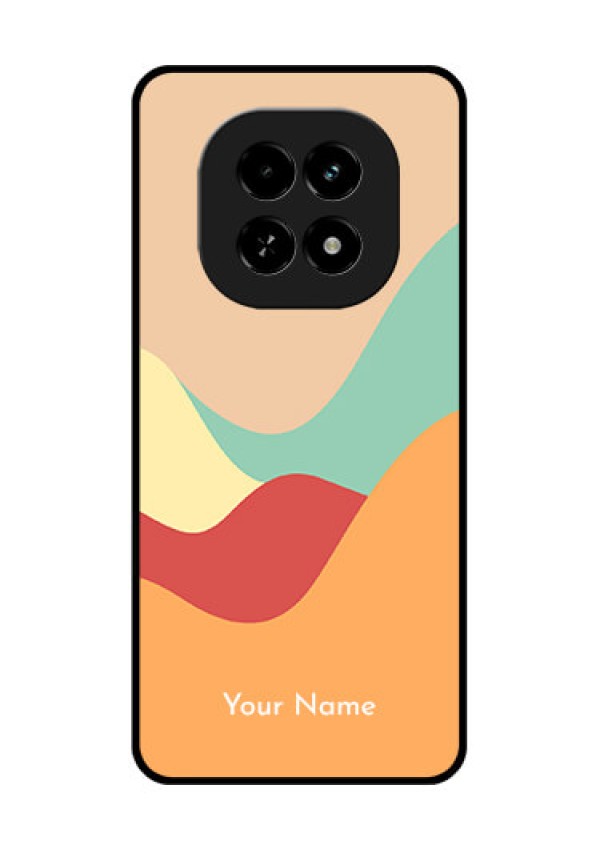 Realme C63 5G Custom Glass Phone Case - Ocean Waves Multi - Colour Design