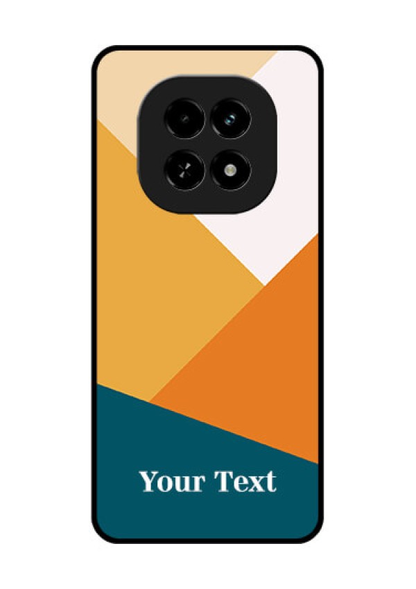 Realme C63 5G Custom Glass Phone Case - Stacked Multi - Colour Design