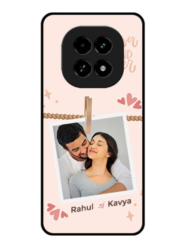 Custom Realme C63 5G Custom Glass Phone Case - Forever And Ever Love Design