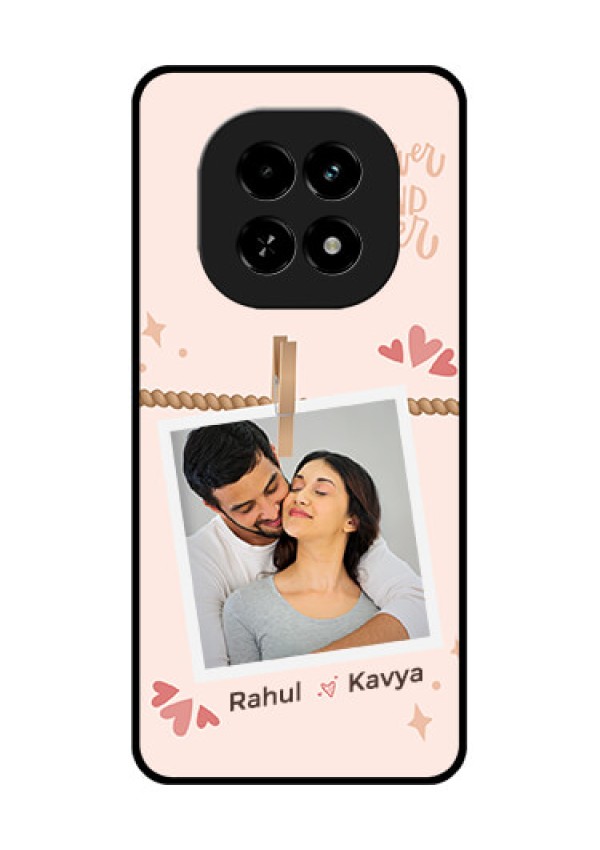 Realme C63 5G Custom Glass Phone Case - Forever And Ever Love Design