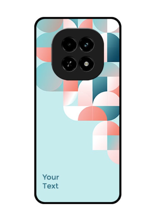 Realme C63 5G Custom Glass Phone Case - Stylish Semi - Circle Pattern Design
