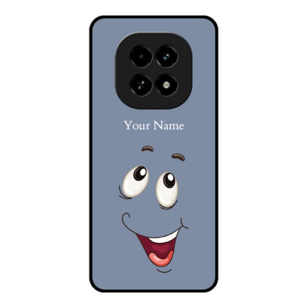 Realme C63 5G Custom Glass Phone Case - Laughing Cartoon Face Design Realme C63 5G Custom Glass Phone Case - Laughing Cartoon Face Design