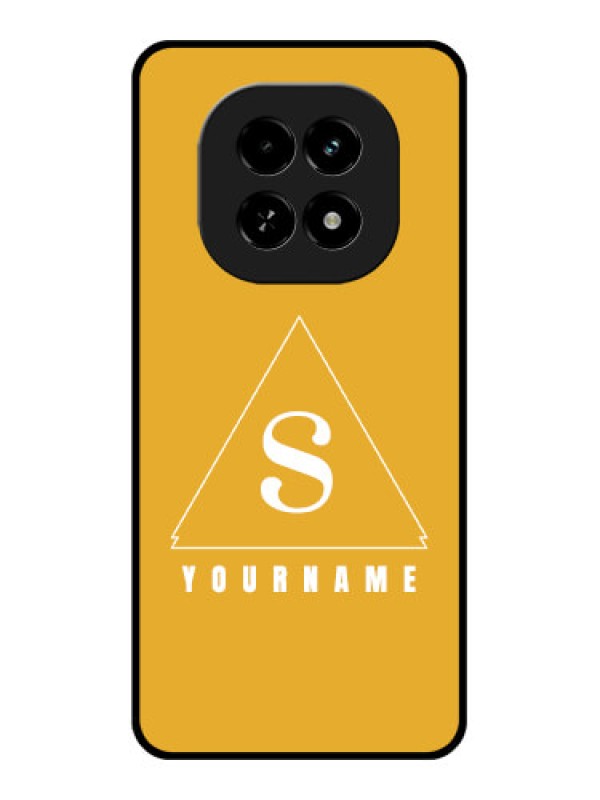 Custom Realme C63 5G Custom Glass Phone Case - Simple Triangle Design