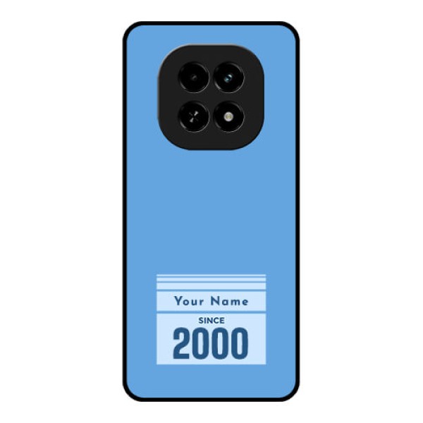 Realme C63 5G Custom Glass Phone Case - Custom Year Of Birth Design Realme C63 5G Custom Glass Phone Case - Custom Year Of Birth Design
