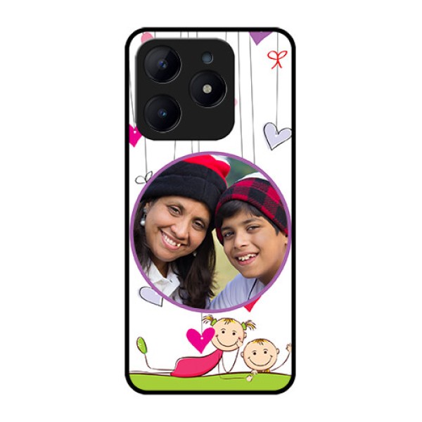 Realme C63 Custom Glass Phone Case - Cute Kids Phone Case Design Realme C63 Custom Glass Phone Case - Cute Kids Phone Case Design
