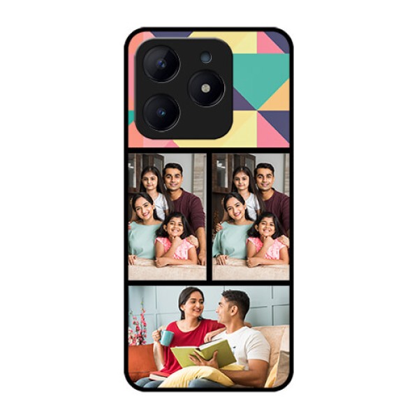Realme C63 Custom Glass Phone Case - Bulk Pic Upload Design