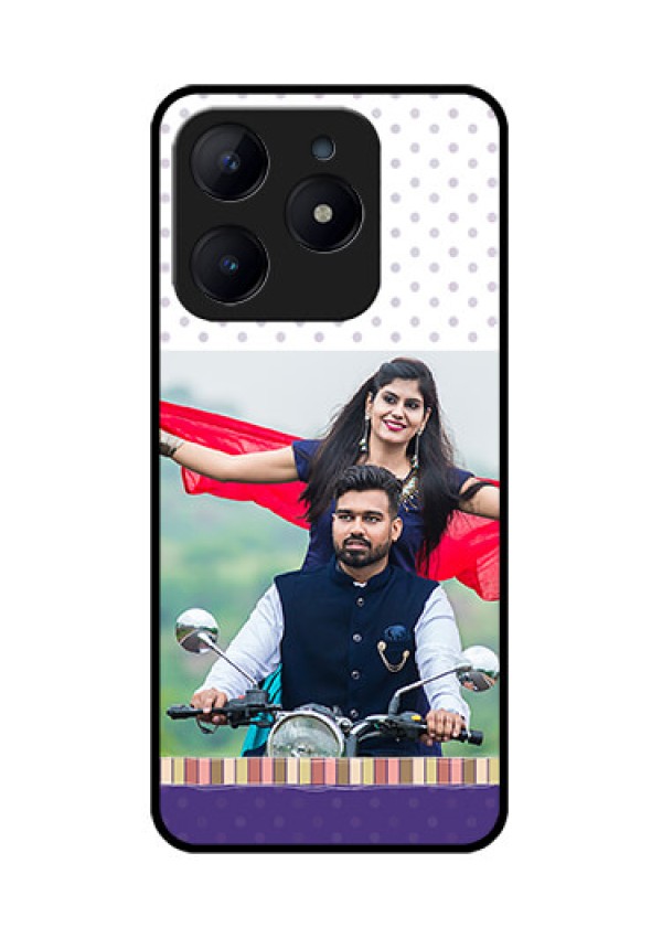 Realme C63 Custom Glass Phone Case - Cute Family Design