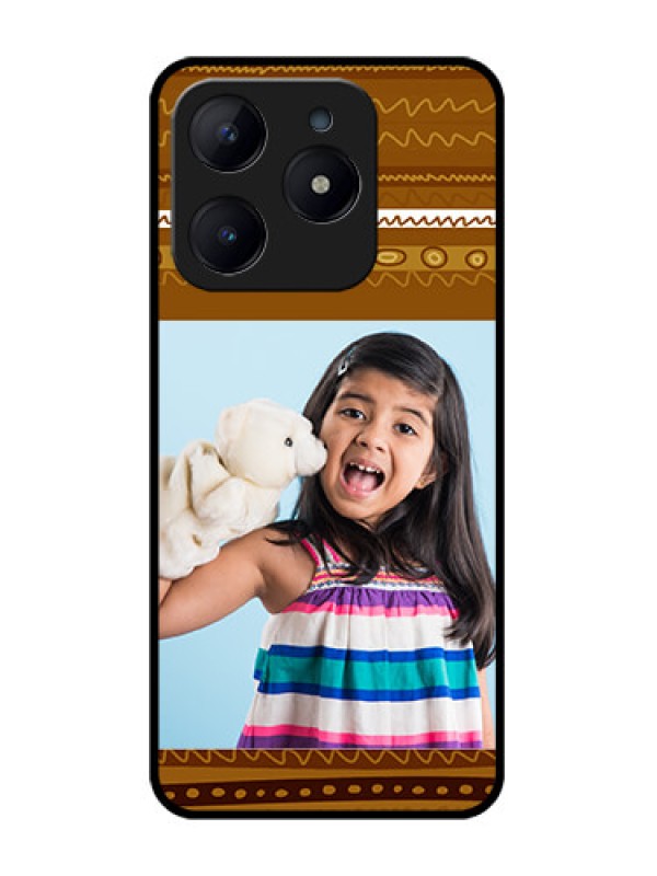 Custom Realme C63 Custom Glass Phone Case - Friends Picture Upload Design