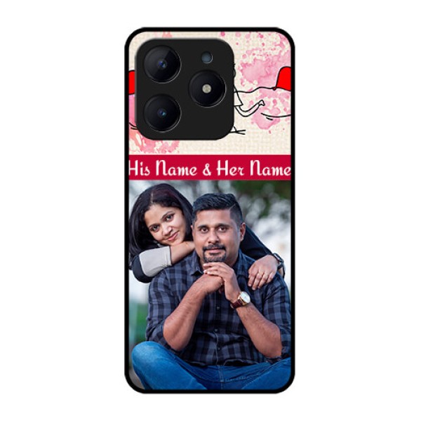 Realme C63 Custom Glass Phone Case - You And Me Case Design Realme C63 Custom Glass Phone Case - You And Me Case Design