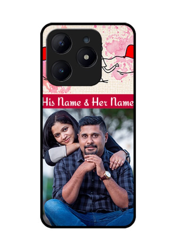Realme C63 Custom Glass Phone Case - You And Me Case Design