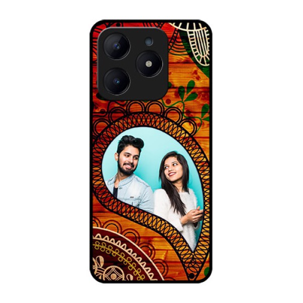 Realme C63 Custom Glass Phone Case - Abstract Colorful Design Realme C63 Custom Glass Phone Case - Abstract Colorful Design