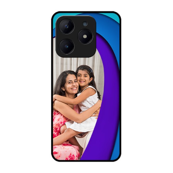 Realme C63 Custom Glass Phone Case - Simple Pattern Design