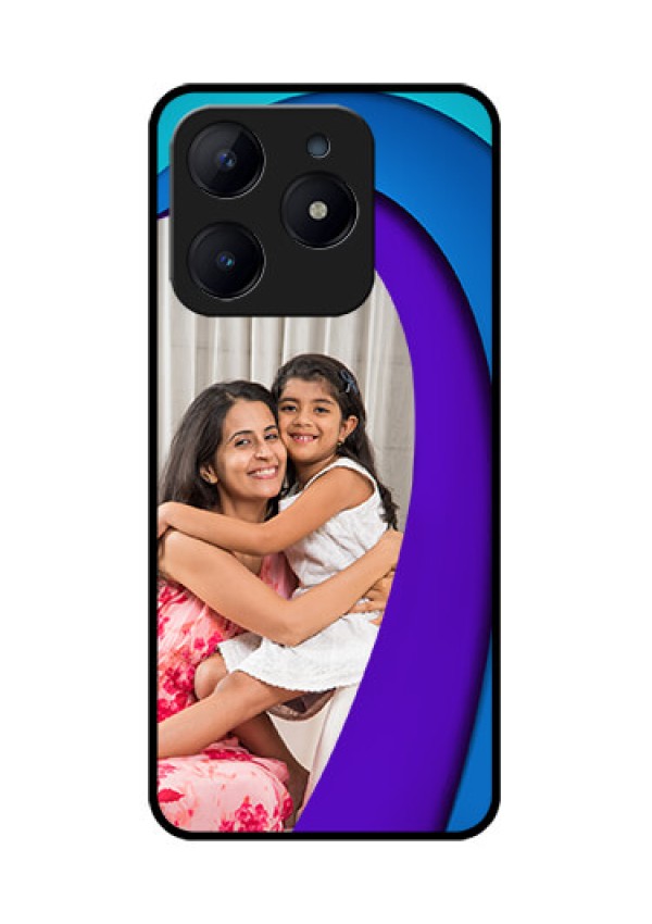 Realme C63 Custom Glass Phone Case - Simple Pattern Design