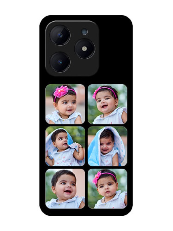 Custom Realme C63 Custom Glass Phone Case - Multiple Pictures Design